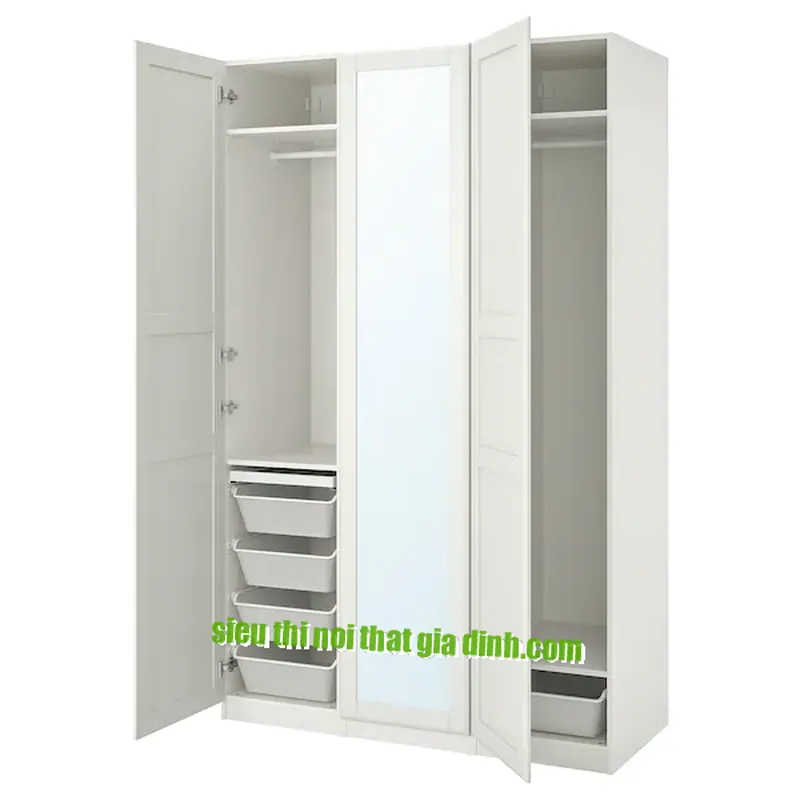 Tủ quần áo hiện đại TYSSEDAL
